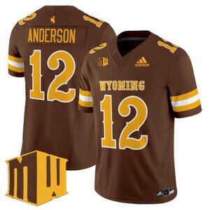 Mens Youths Kaden Anderson Vapor Stitched Brown Jersey